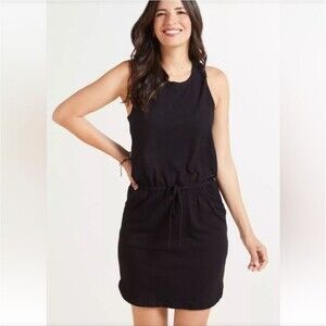 Sundry Racerback Tank Dress in Black Size Large